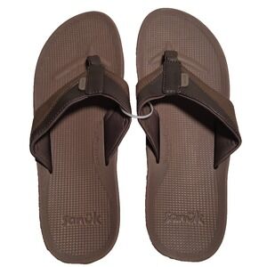 Men's Sanuk Cosmic Seas H20 Brown Size 11